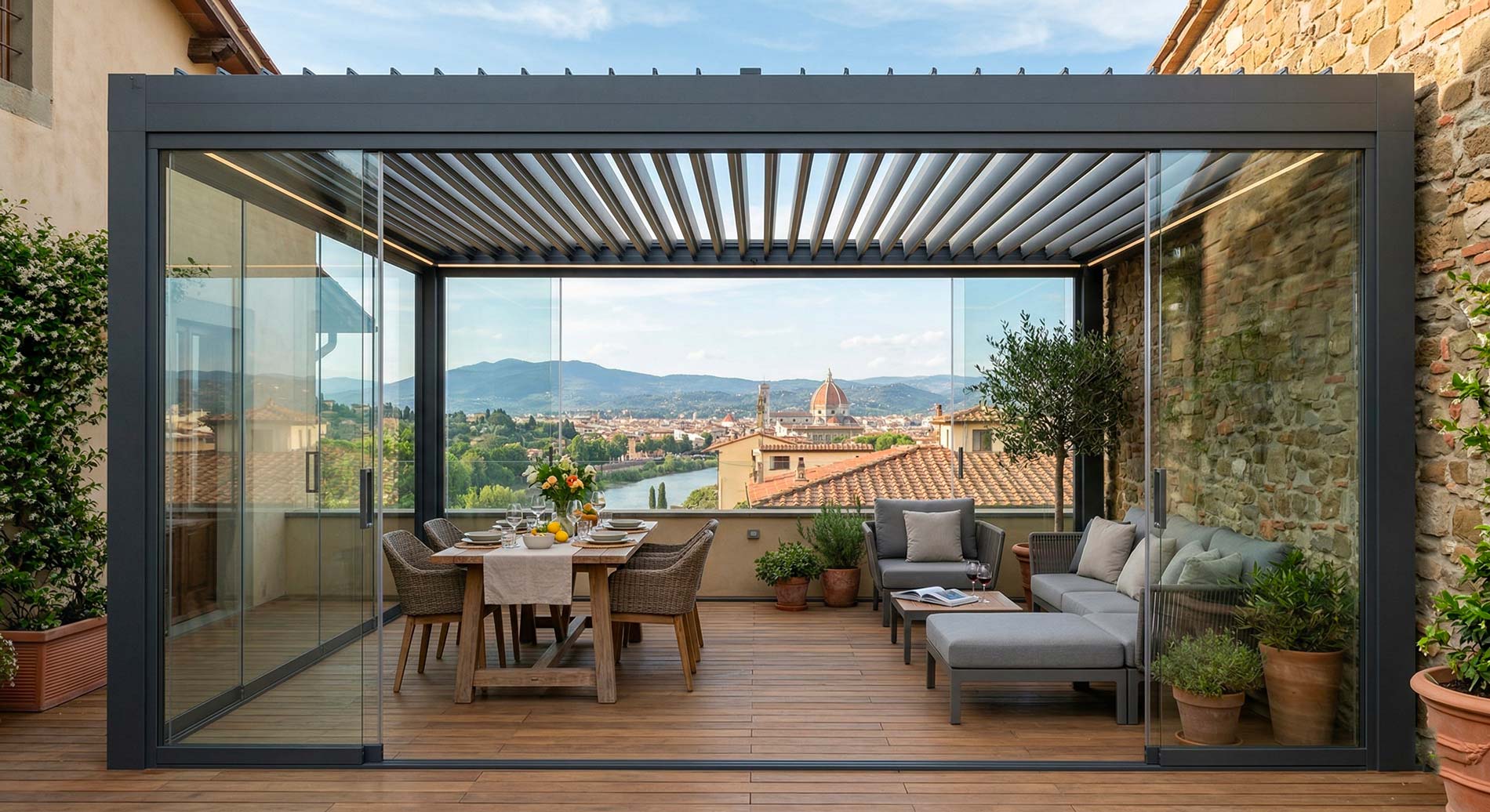 Pergola installata